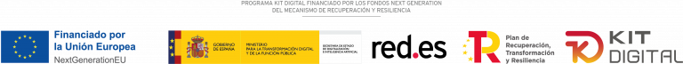 Logotipos Oficiales Financiación Kit Digital - Unión Europea y Gobierno de España